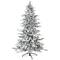 7.5ft. Pre-Lit Real Touch™ Elite Flocked Calgary Pine IPT Artificial Christmas Tree, Dual Color LED Lights
